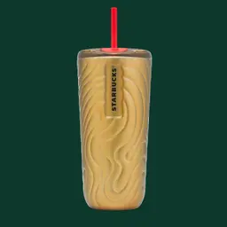 Dual Tumbler Gold Swirl